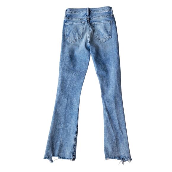 Mother The Insider Crop Step Chew Drinking By The Pool Wash Jeans Size 23 - Picture 5 of 10